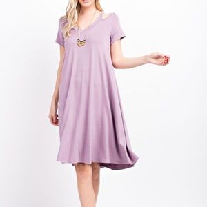 Shoulder Cut-out dress